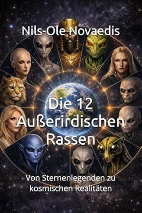 Buchcover: Die 12 Außerirdischen Rassen – Nils-Ole Novaedis